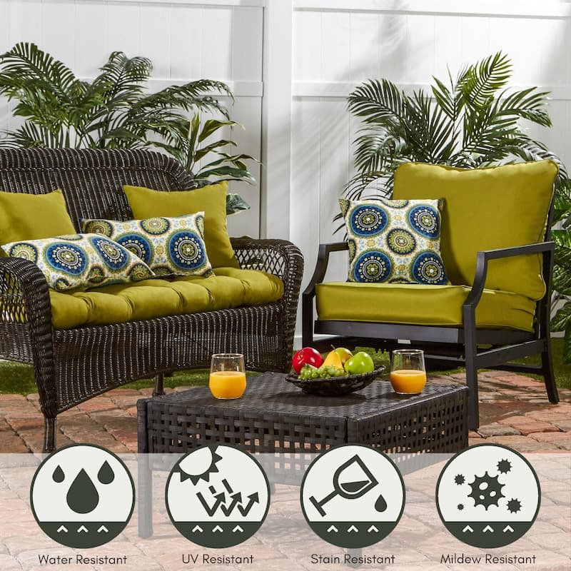 44-inch Outdoor Kiwi Green Swing/ Bench Cushion