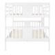 preview thumbnail 7 of 19, Full over Full Bunk Bed with Ladder for Bedroom