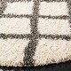 preview thumbnail 101 of 118, SAFAVIEH Dallas Shag Melahat Trellis 1.5-inch Thick Rug