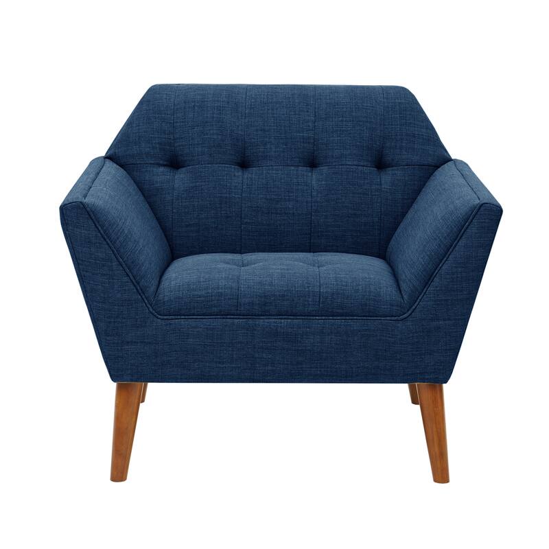 INK IVY Newport Wide Mid-Century Modern Lounge Chair