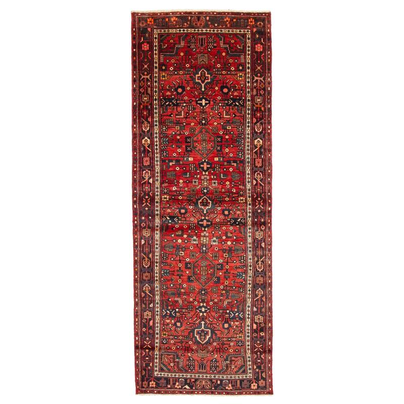ECARPETGALLERY Hand-knotted Andelz Red Wool Rug - 5'11 x 9'4
