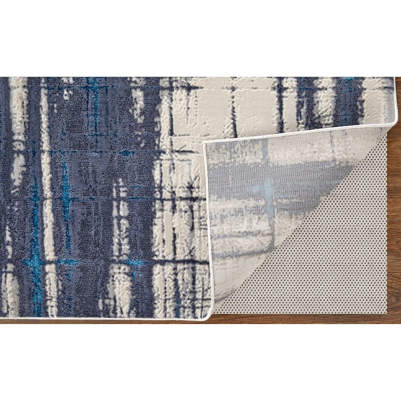 Grand Bazaar Armada Machine Made Abstract Modern Area Rug