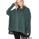 preview thumbnail 7 of 7, JED Women's Cowl Neck Long Sleeve Sweater Tunic