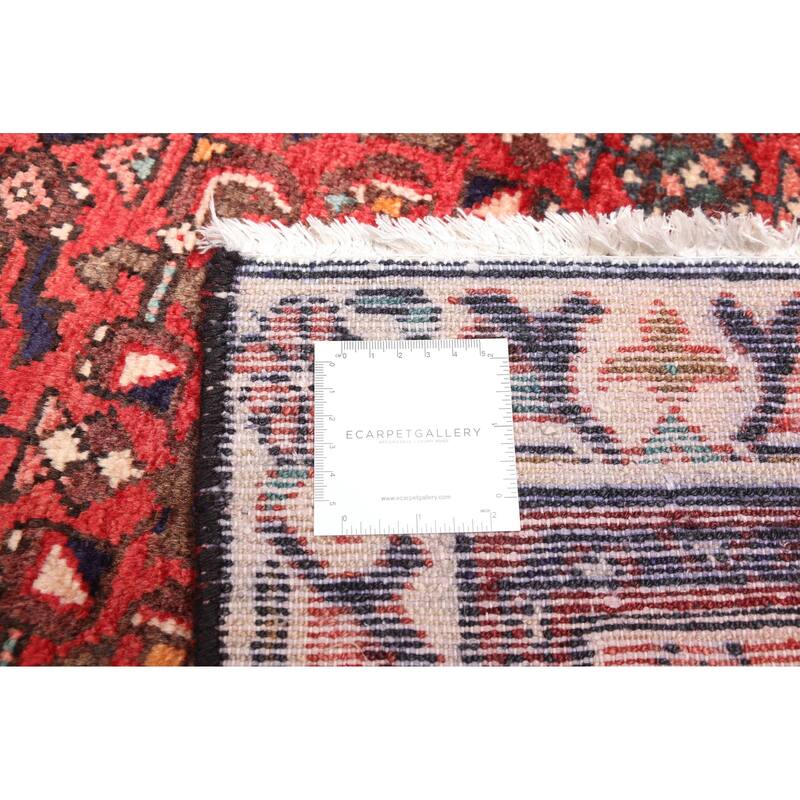 ECARPETGALLERY Hand-knotted Andelz Red Wool Rug - 3'2 x 9'9