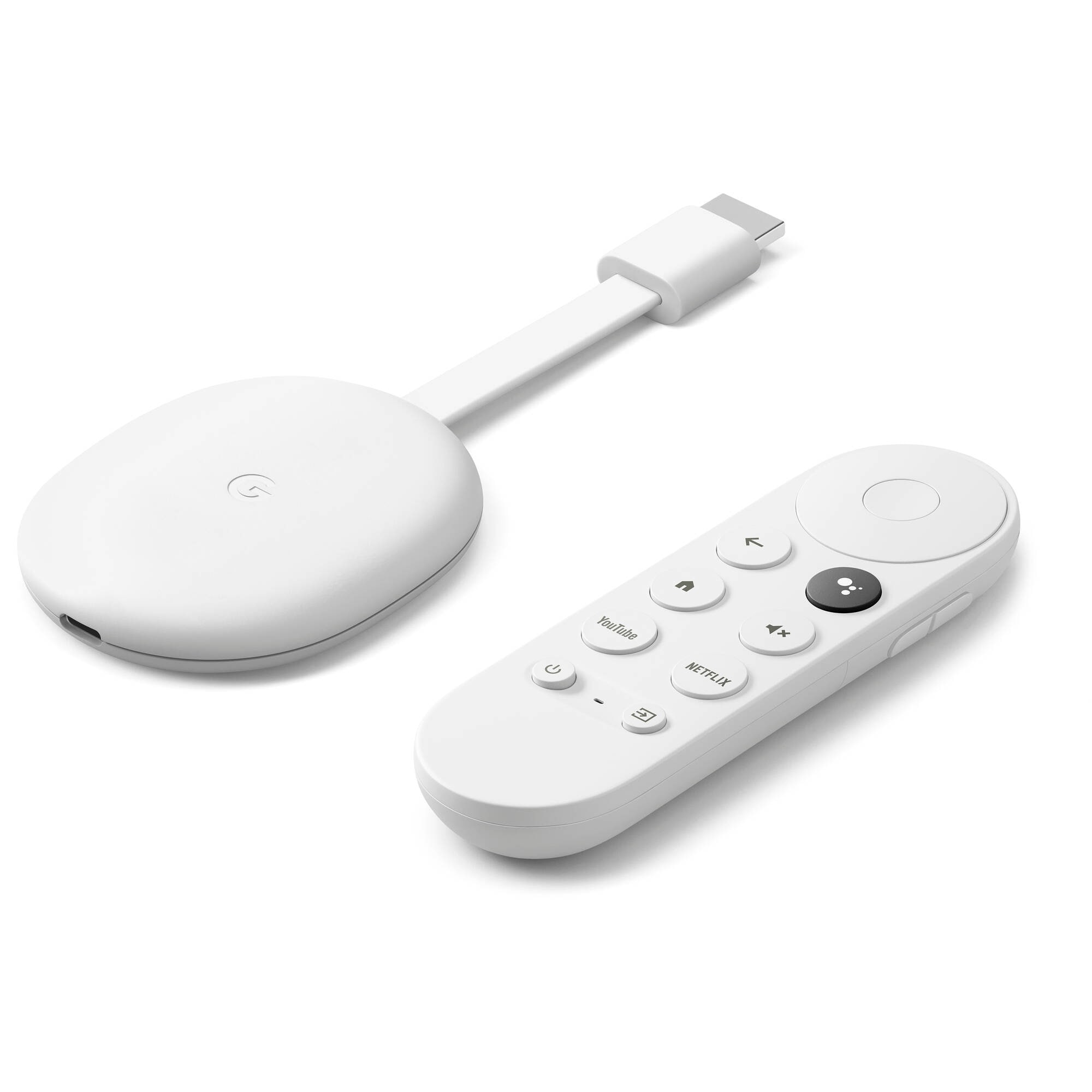 Google Chromecast with Google TV - 4K - Snow