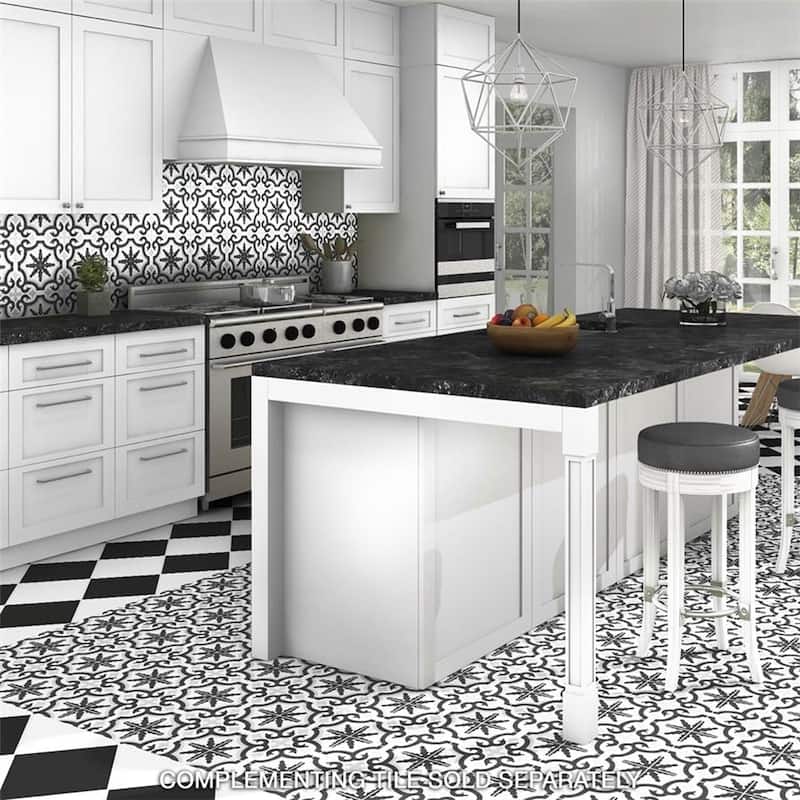 Merola Tile Jaen 9-3/4" x 9-3/4" Porcelain Floor and Wall Tile