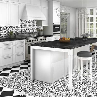 Merola Tile Jaen 9-3/4" x 9-3/4" Porcelain Floor and Wall Tile