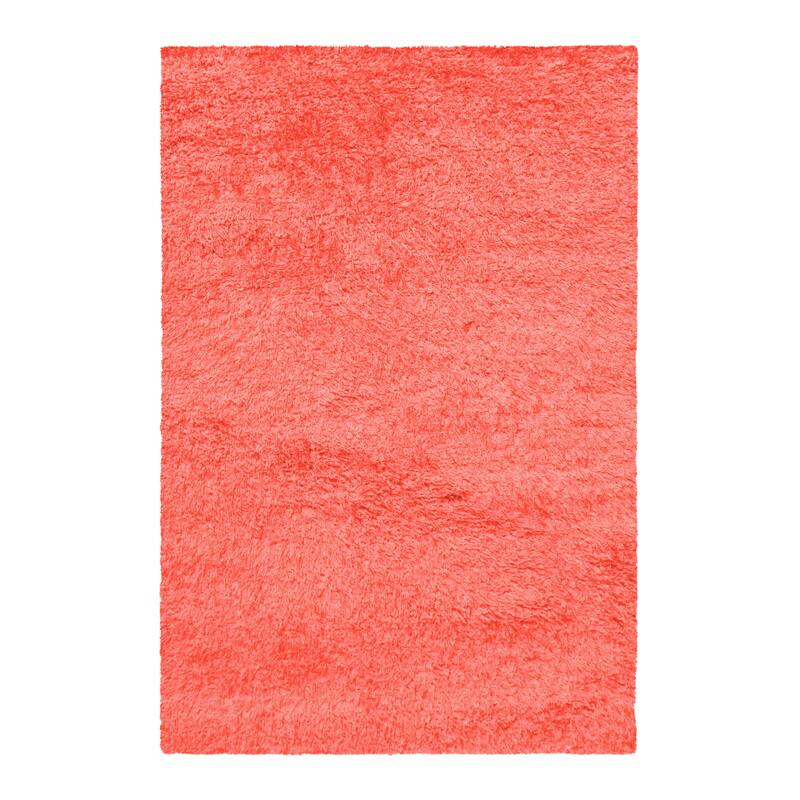 Superior Hand-tufted Plush Solid Shag Indoor Area Rug