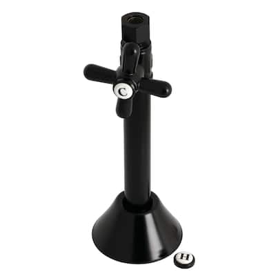 Kingston Brass Vintage 1/2-Inch Sweat x 3/8-Inch O.D. Comp Straight Shut-Off Valve with 5-Inch Extension