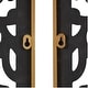preview thumbnail 6 of 22, Brown Wooden Handmade Arched Floral Wall Decor with Intricate Carvings (Set of 2)