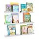 preview thumbnail 1 of 6, White Metal Floating Shelves for Nursery Decor, Kids Bookshelf (Set of 6)
