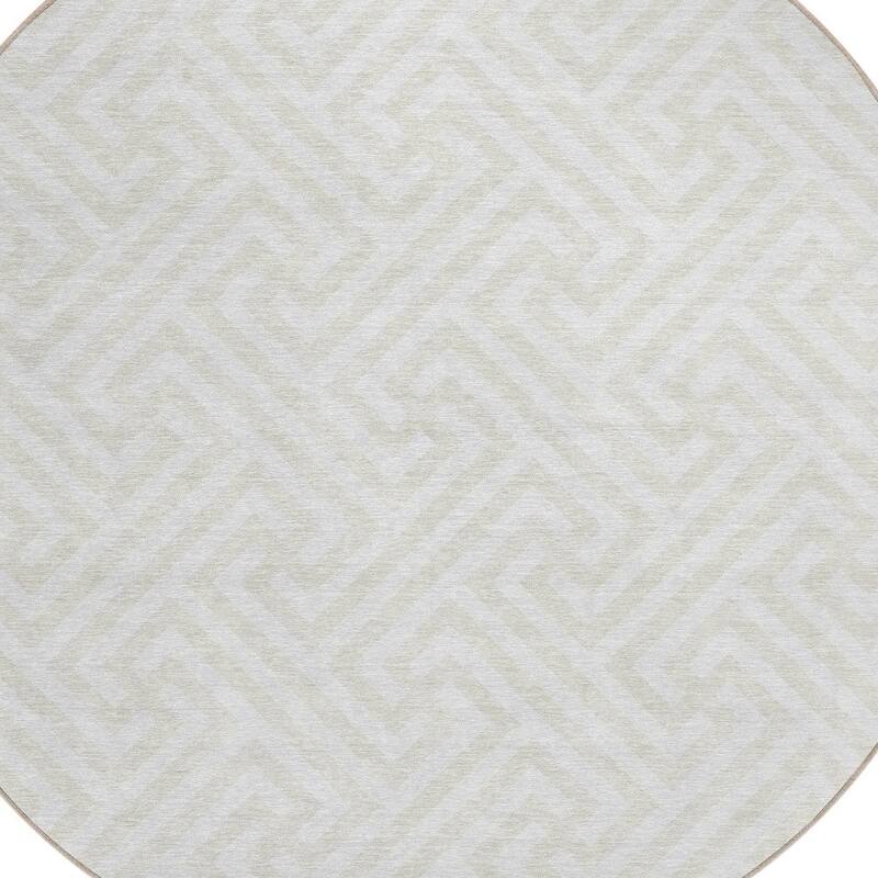 HomeRoots Geometric Transitional Rectangle Outdoor Rug