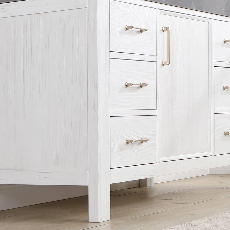 Leon 48 in. Single Bathroom Vanity with Composite Stone Top