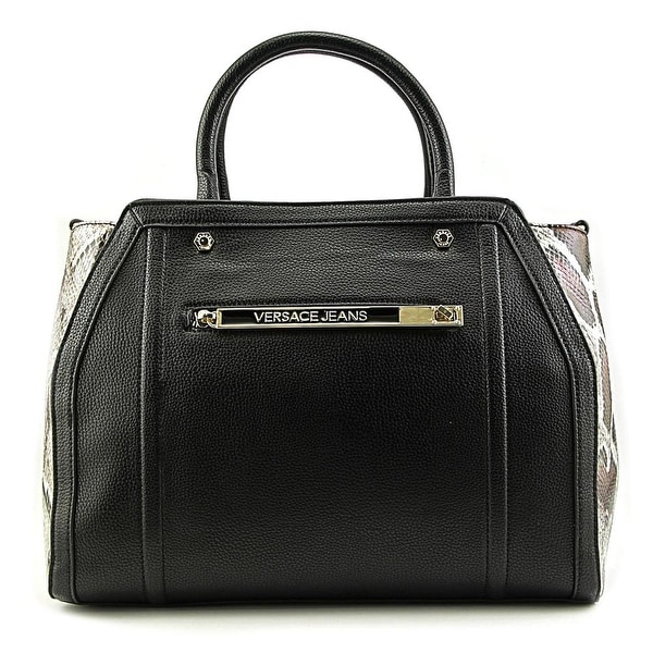 Versace Jeans Couture E1VMBBZ2 Women Leather Black Satchel
