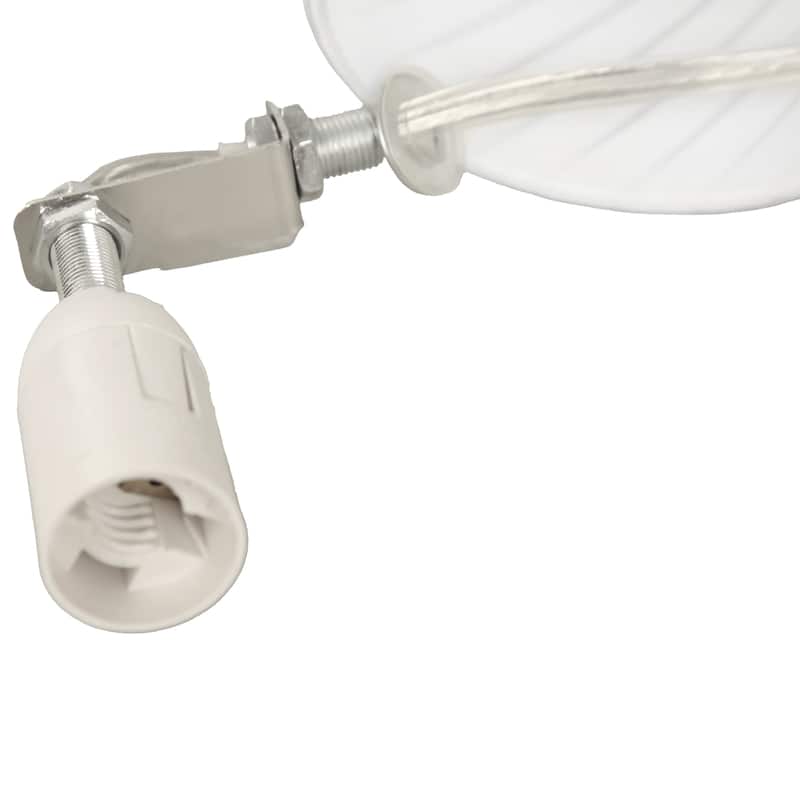 Modern Glass Mushroom Novelty Table Lamp with Stripes