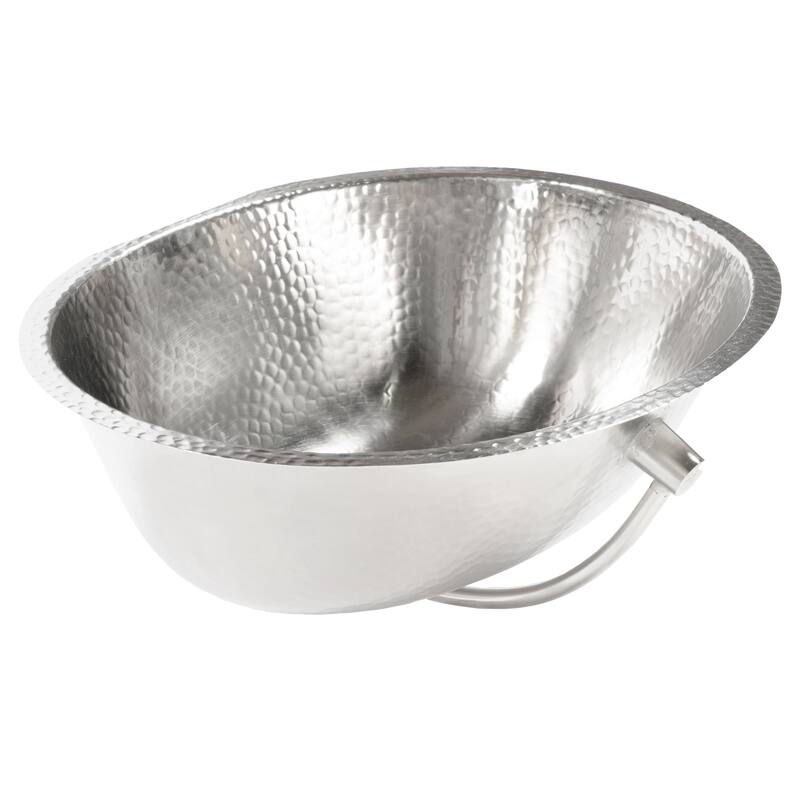 Freud 19" Undermount Bathroom Sink in Nickel