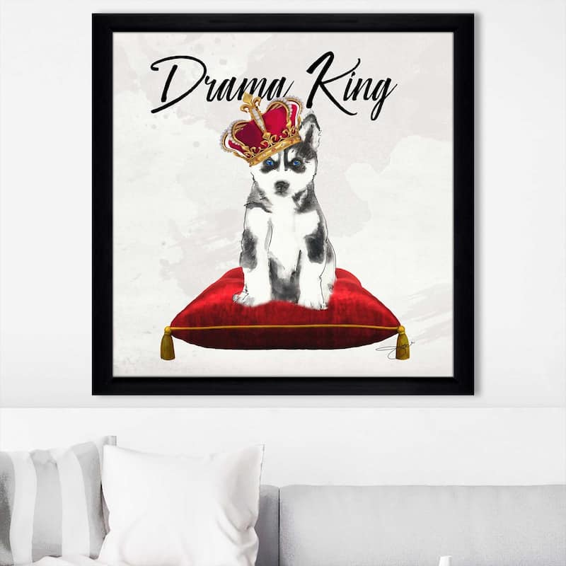 "Drama King Husky" by Jodi Print on Acrylic