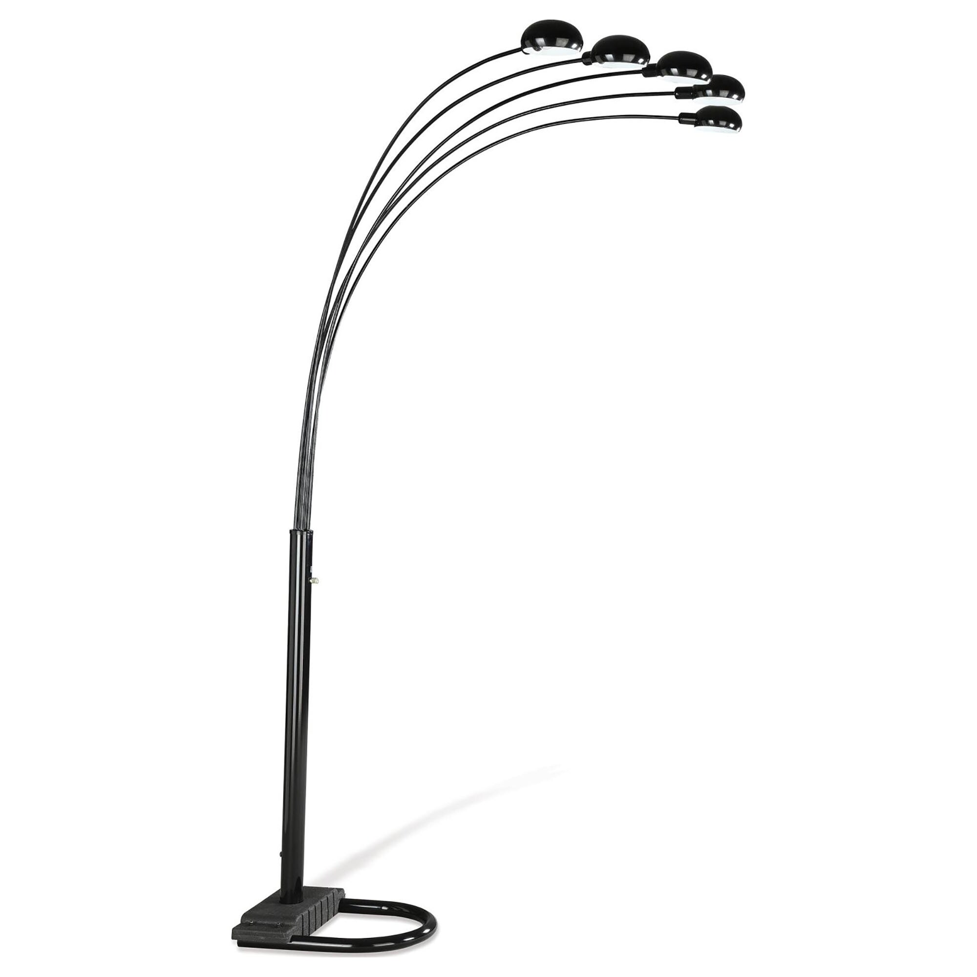 Satin chrome floor lamp outlet