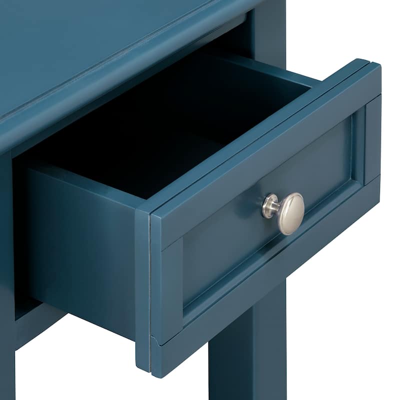 Zayden 1-drawer Side Table with Charging Station by iNSPIRE Q Bold