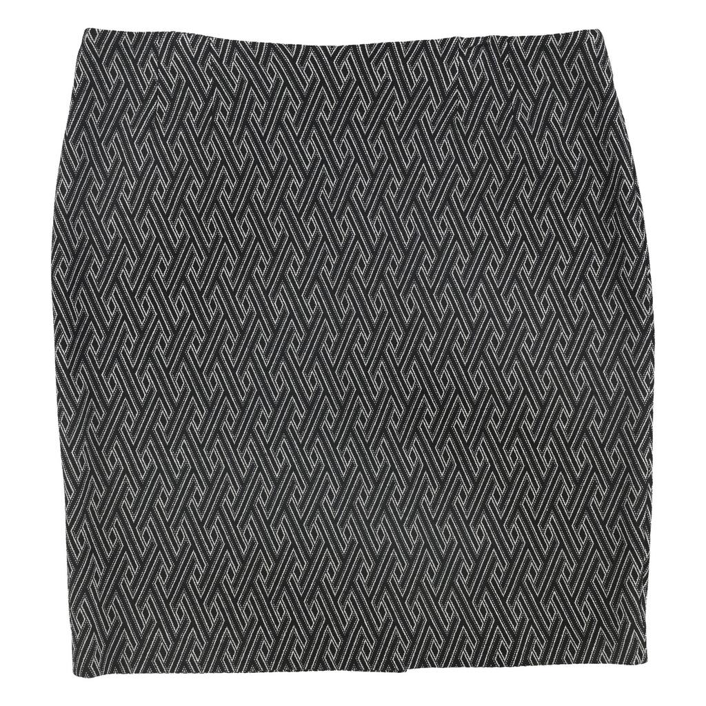Kasper Womens Knit Pencil Skirt,, Black, 14