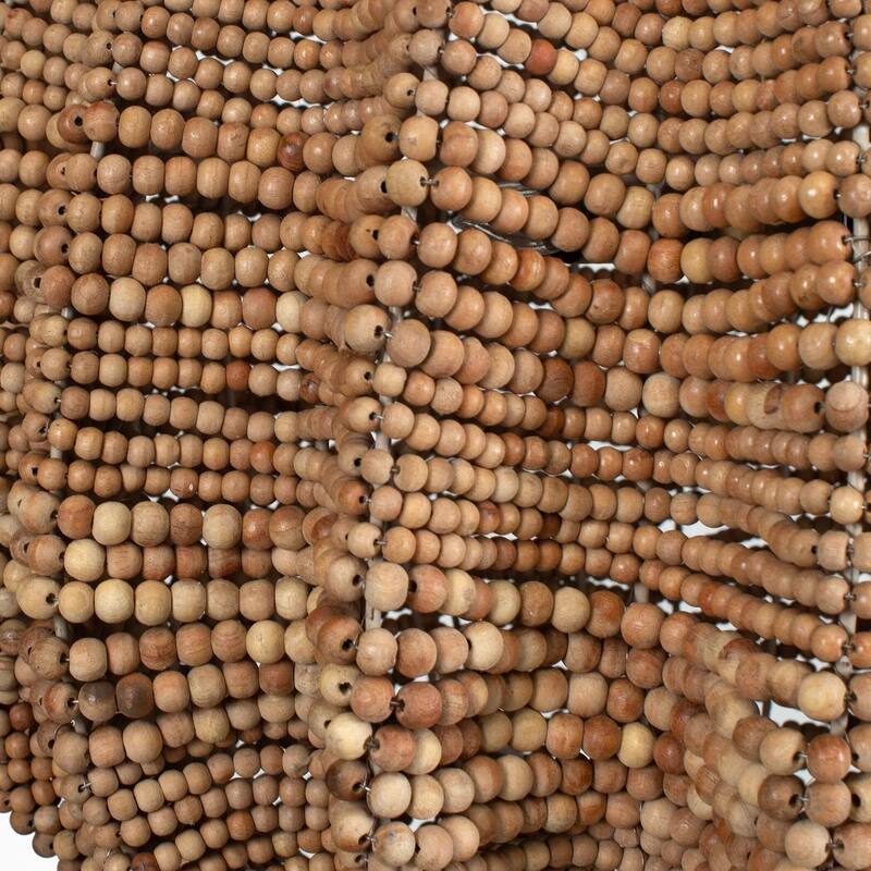 Uttermost Kauri 5 Light Wooden Bead Pendant - N/A
