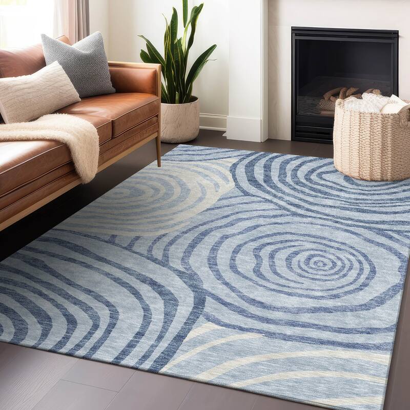 Premium Washable Super Soft Modern Mesmerize Mayfield Rug