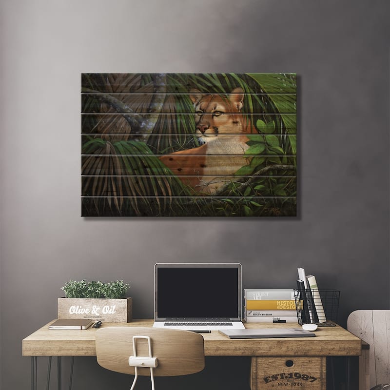 Prince Of The Everglades Print On Wood by Derk Hansen - Multi-Color