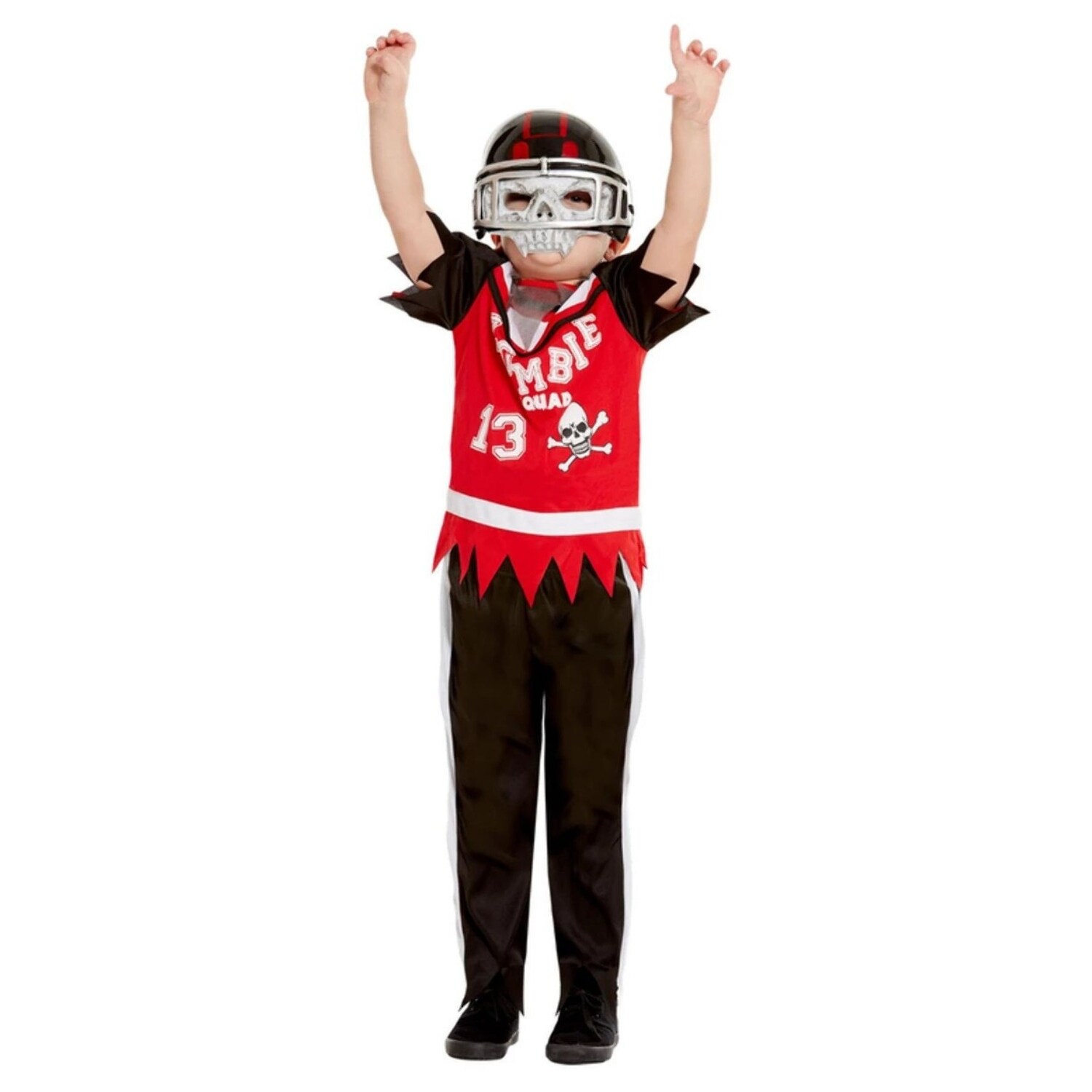 Shop 40 Red And Black Zombie Football Player Boy Child Halloween