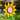 Glitzhome 48"H Glossy Painted Metal Sunflower Thermometer Yardstake