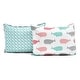 preview thumbnail 8 of 7, Taylor & Olive Lums Whale Print 5-piece Quilt Set