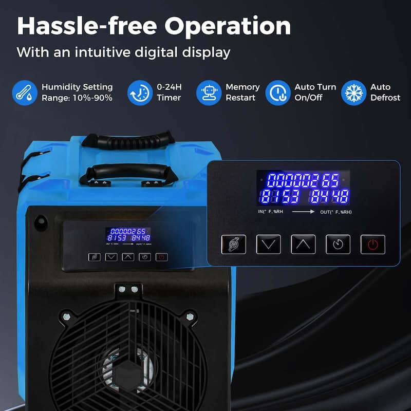 Costway 190 PPD Commercial Dehumidifier Rotational Molded Industrial - See Details