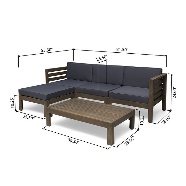 cambridge 5pc sofa patio seating set