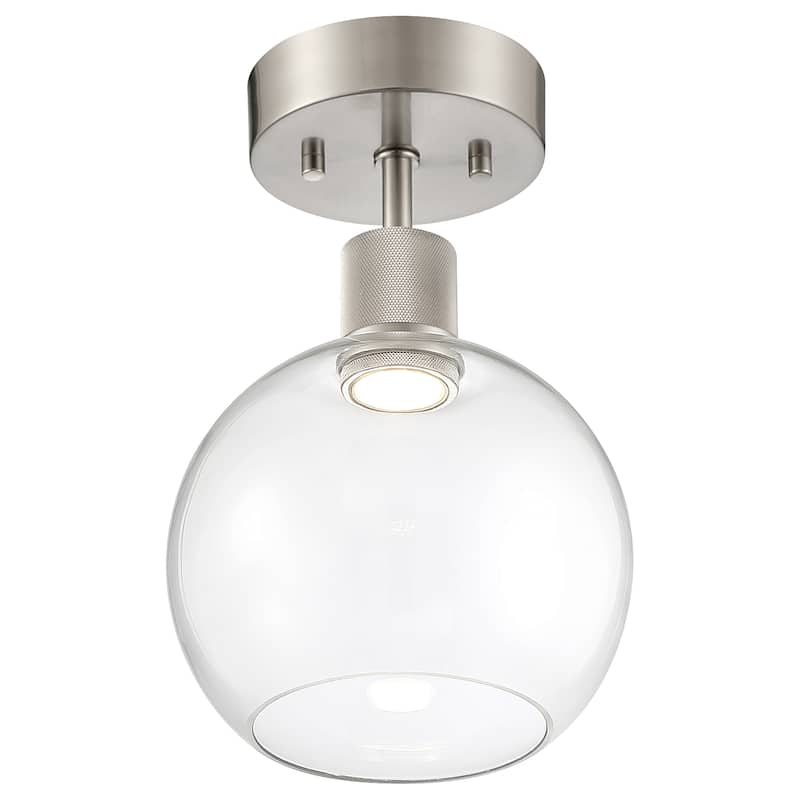 Port Nine Burgundy LED Semi-Flush Light - Dedicated LED