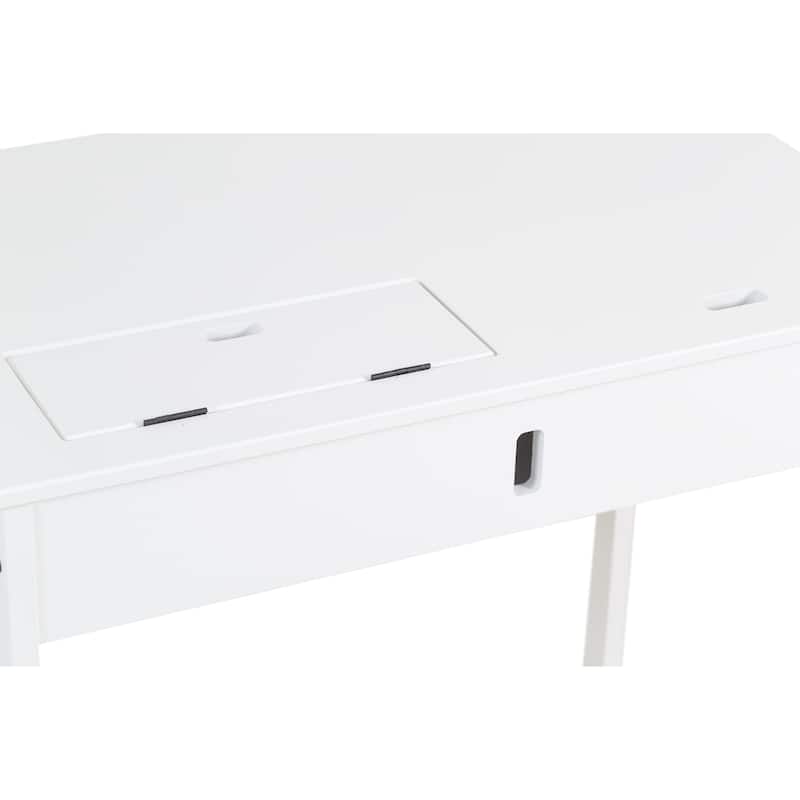 Copper Grove Rivne Modern Sturdy Home Office Wood Desk with Drawers and Compartments