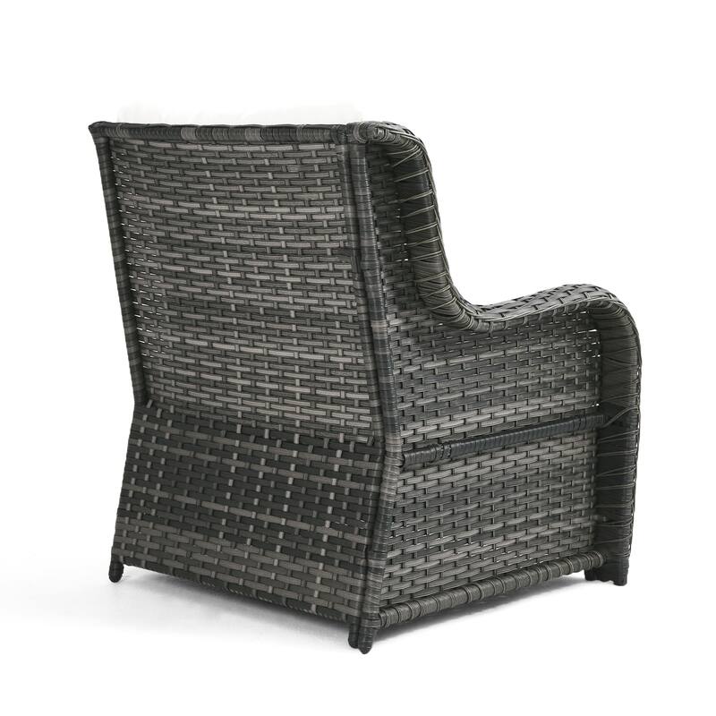 6-pieces Patio Wicker Outdoor Sectional Seating Sofa Set with Coffee Table