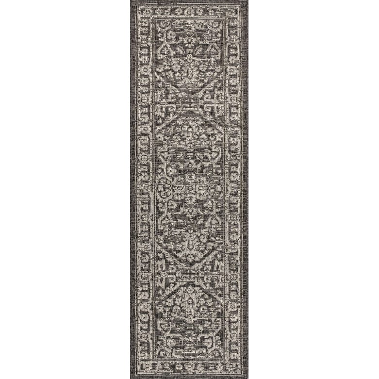 JONATHAN Y Medallion Textured Weave Indoor/Outdoor Area Rug