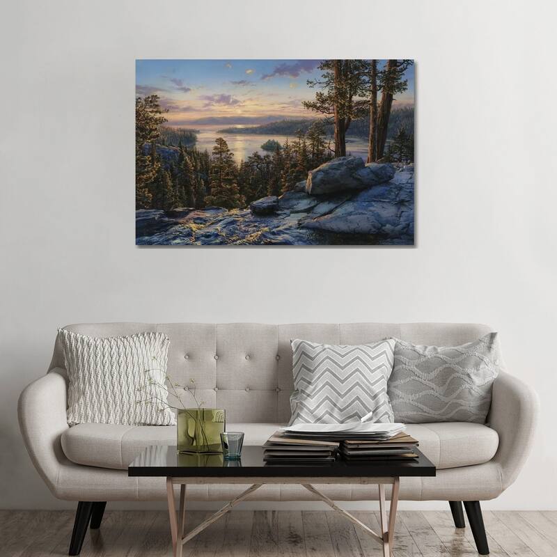 iCanvas "Dawn At Lake Tahoe" by Evgeny Lushpin Canvas Print - 32x48x1.5