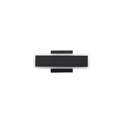Golden Lighting 4072-OWL12 Obsidian 5" Tall Outdoor Wall Sconce