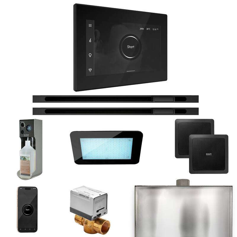 Mr Steam XDRM2XL Xdream Max Linear Package Steam Shower Control - Black / Matte Black