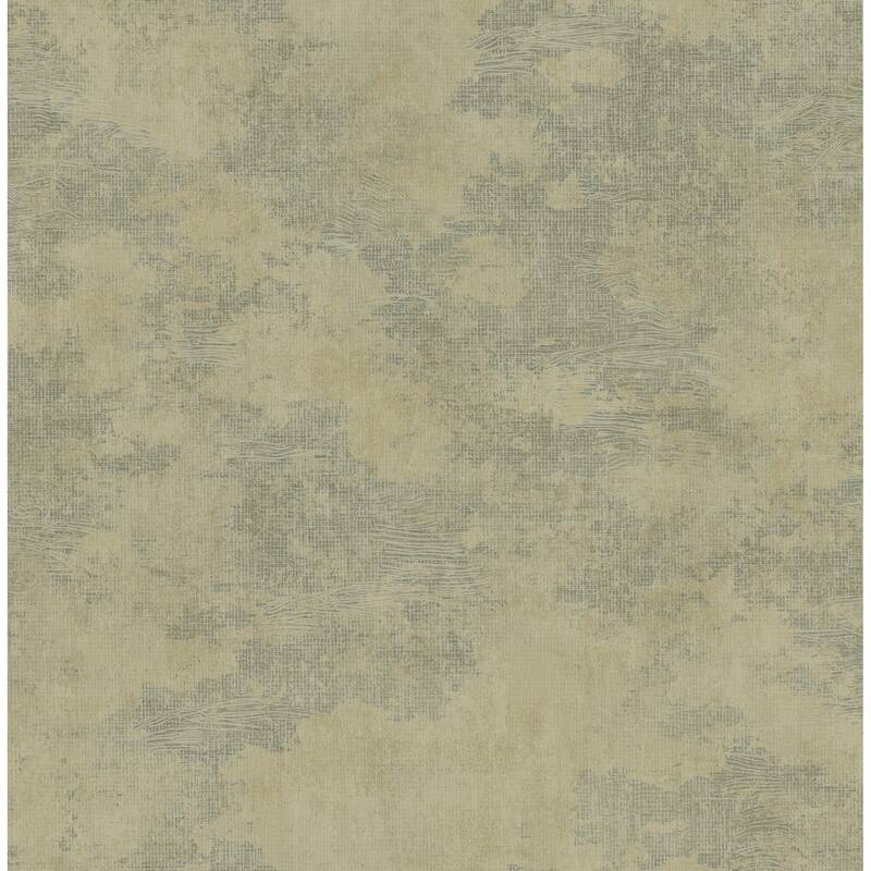 Seabrook Designs Glisten Texture Faux Unpasted Wallpaper - 20.5 in. W x 33 ft. L - Metallic Greige and Ivory