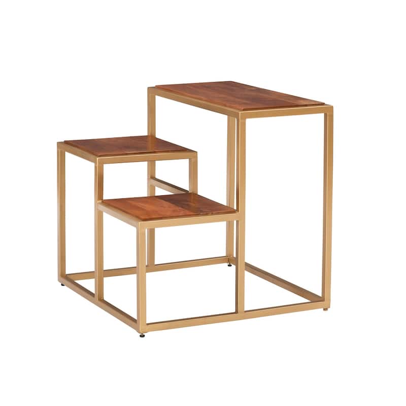 Linon Camborne 3 Tiered Plant Stand Side Table
