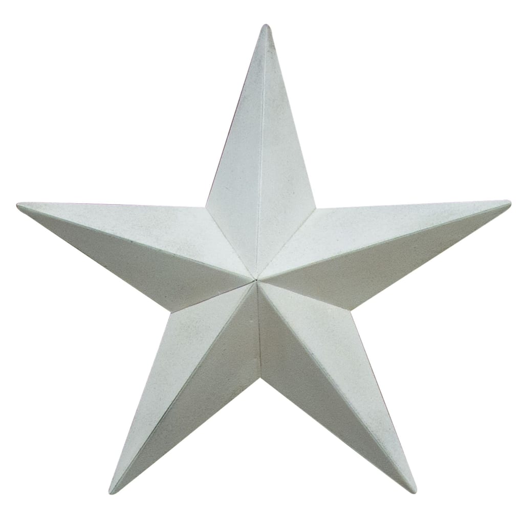 Farmhouse White Barn Star 18"