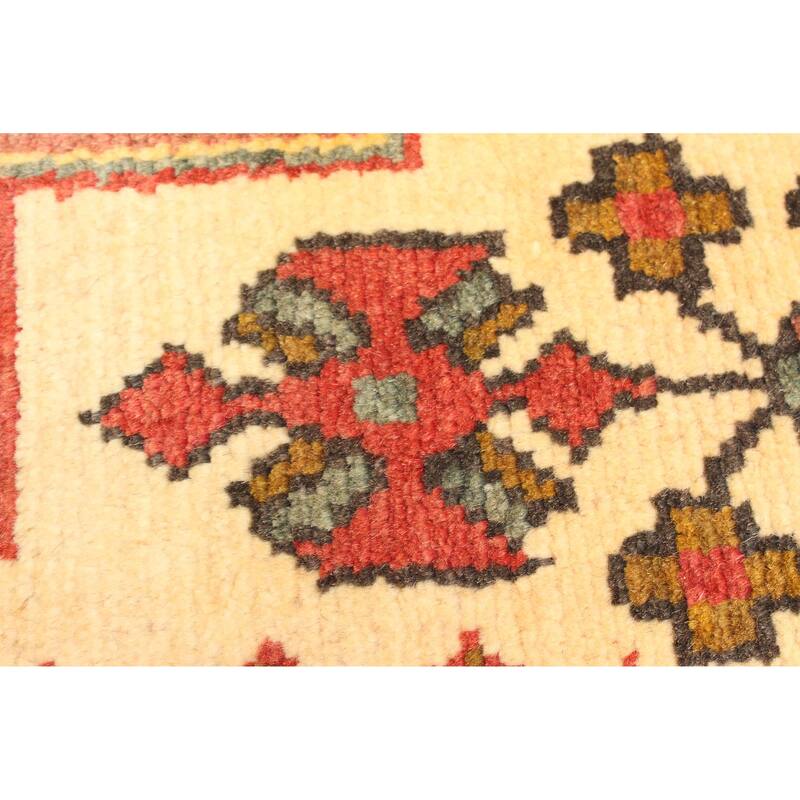 ECARPETGALLERY Hand-knotted Konya Anatolian Red Wool Rug - 4'9 x 6'1