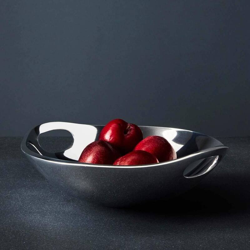 Nambe Handled Bowl - 32 oz (10.5")
