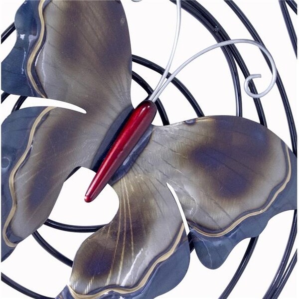 Flutter Large Erfly On Iron Circles Wall Decor Multi Flutter Large Erfly On Iron Circles Wall Decor Multi Color Free Shipping Today 24779809