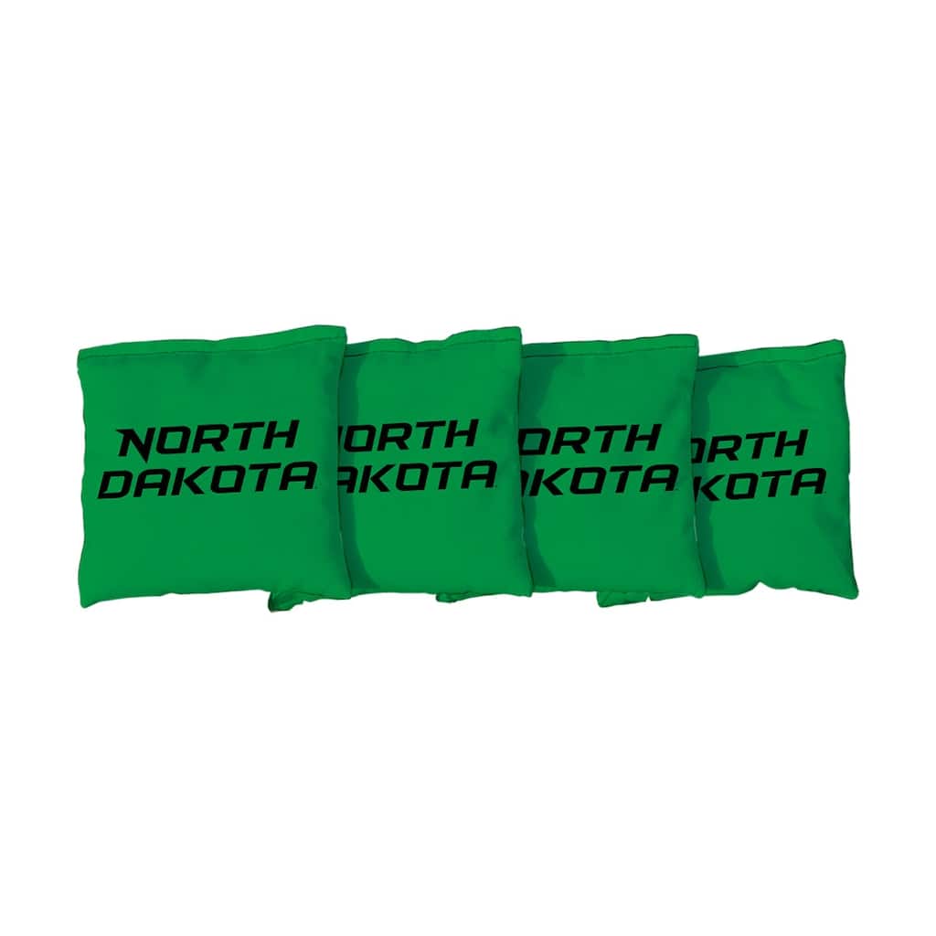 North Dakota Green Cornhole Bags
