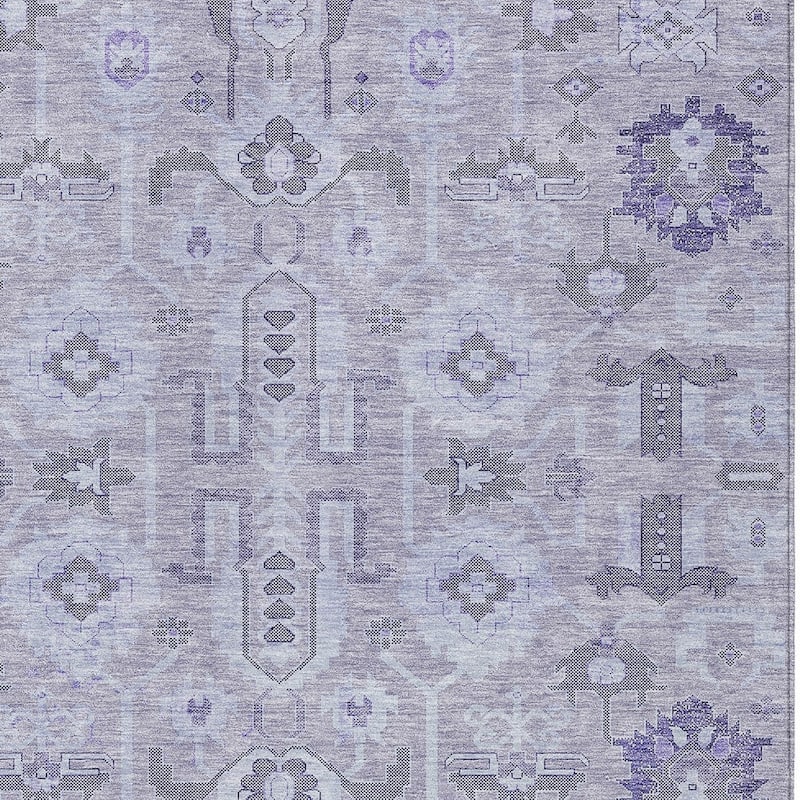 HomeRoots Oriental Traditional Rectangle Outdoor Rug