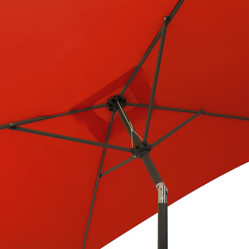 6.5ft Square Tilting Patio Umbrella