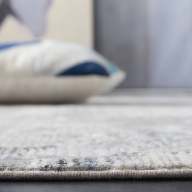 SAFAVIEH Platinum Ama Glam Abstract Rug