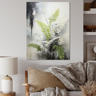 Designart "Green Ferns Beauty Unfolding " Ferns Wall Art - Bed Bath ...